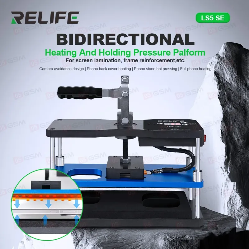 Пресс для телефона с подогревом Relife LS5 SE фото в интернет-магазине 05gsm.ru