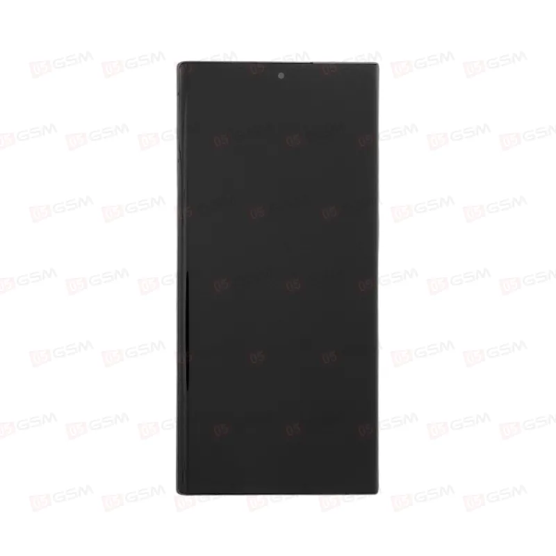 Дисплей с рамкой Samsung S908 (Galaxy S22 Ultra) черный OLED (Service Pack) фото в интернет-магазине 05gsm.ru