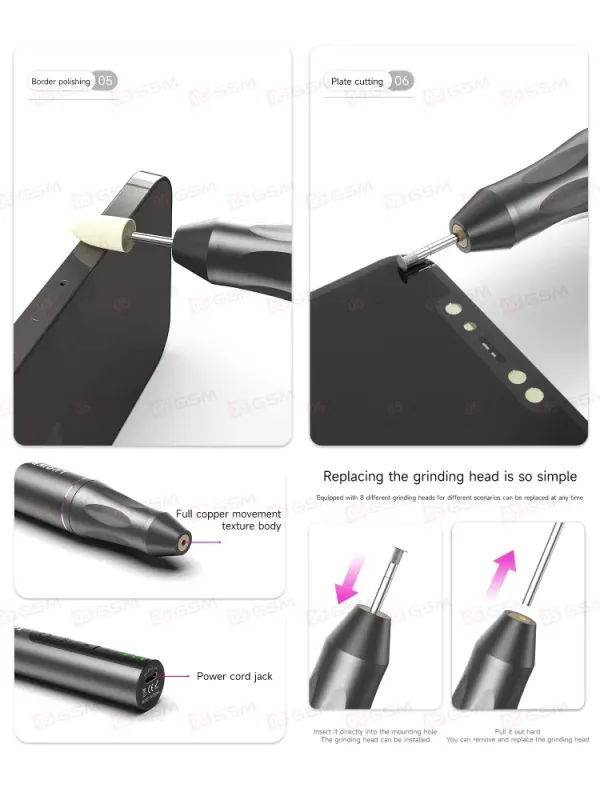 Шлифовальная машинка Luowei LW-P2 (Портативная; миниатюрная) фото в интернет-магазине 05gsm.ru