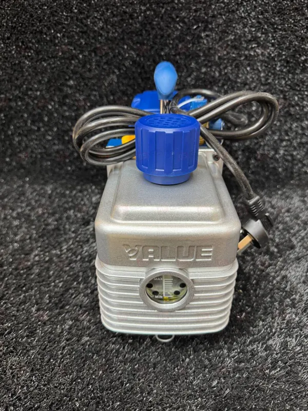 Помпа вакуумная двухступенчатая Value 2FY-4C-N (4 л; 14.4 куб. м; 0.2 Па; 750 Вт) фото в интернет-магазине 05gsm.ru