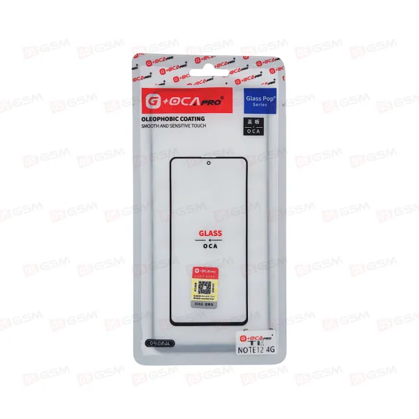 Стекло + OCA (G+OCA) Xiaomi Redmi Note 12 4G (Tempered Glass) фото в интернет-магазине 05gsm.ru