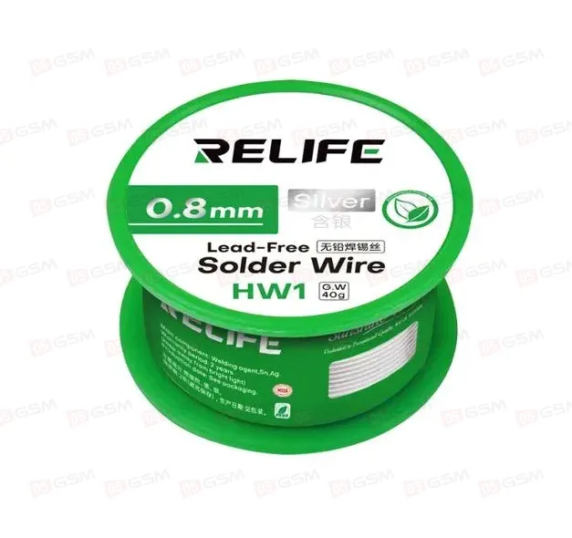Припой в катушке Relife HW1 (0.8 мм; 40 г) фото в интернет-магазине 05gsm.ru