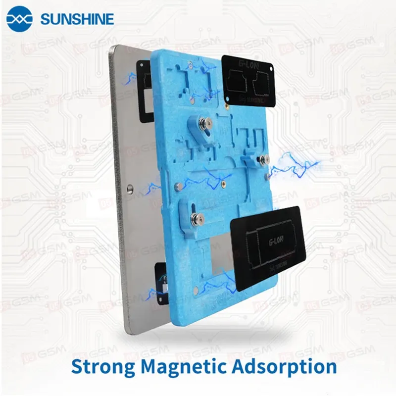 Монтажный стол для крепления материнской платы Sunshine SS-601N (iPhone 11/11Pro/11Pro Max) фото в интернет-магазине 05gsm.ru
