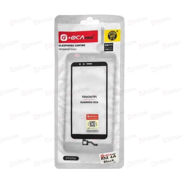 Сенсор + OCA (G+OCA) Redmi 4A черный фото в интернет-магазине 05gsm.ru