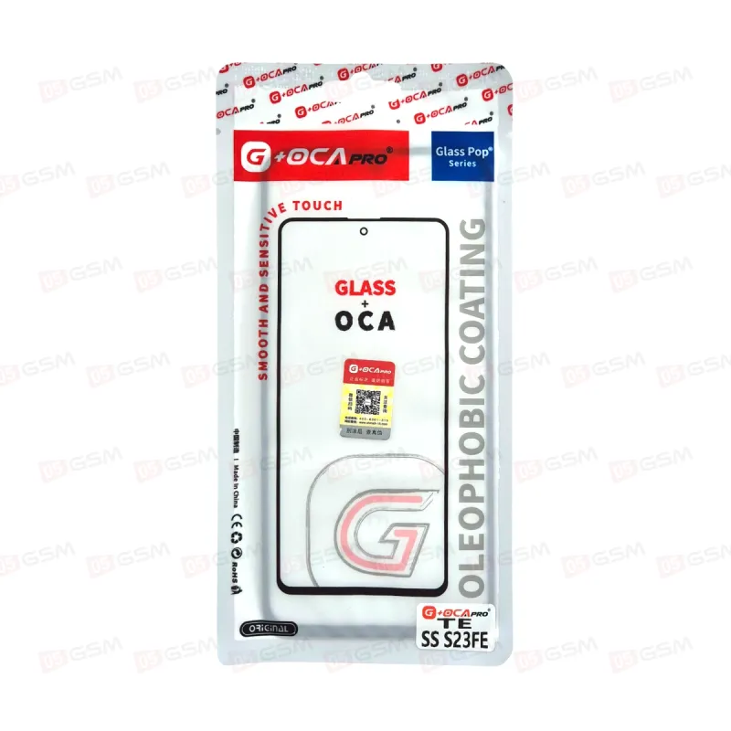 Стекло + OCA (G+OCA) Samsung S23 FE черный фото в интернет-магазине 05gsm.ru