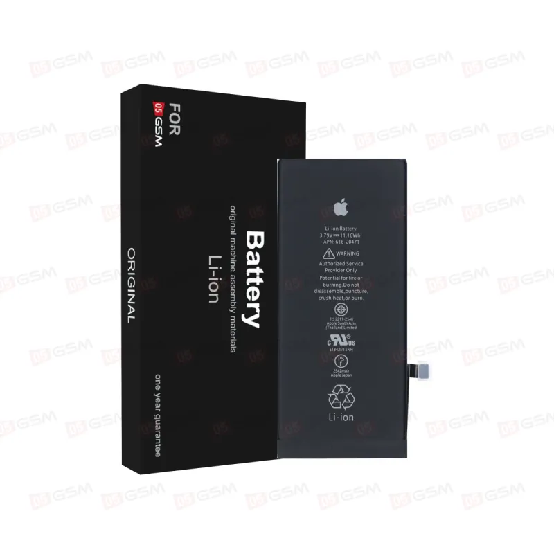 Аккумулятор iPhone XR (05GSM; 2942 мАч; гарантия 1 год) фото в интернет-магазине 05gsm.ru