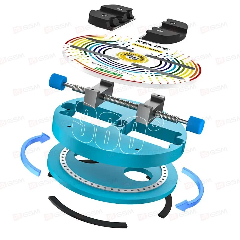 Держатель платы Relife RL-601Q Pro (Поворотный; закаленное стекло) фото в интернет-магазине 05gsm.ru