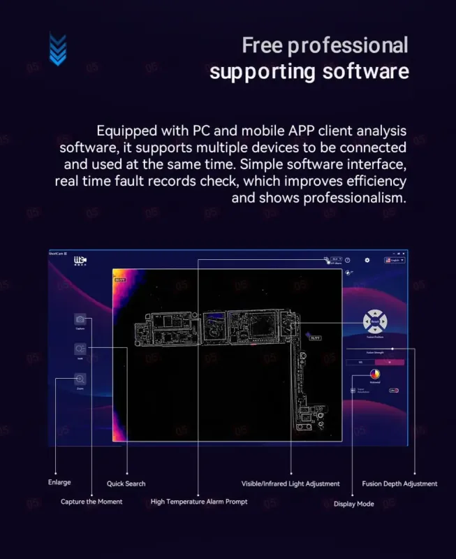 Тепловизор двухкамерный ShortCam III Plus фото в интернет-магазине 05gsm.ru