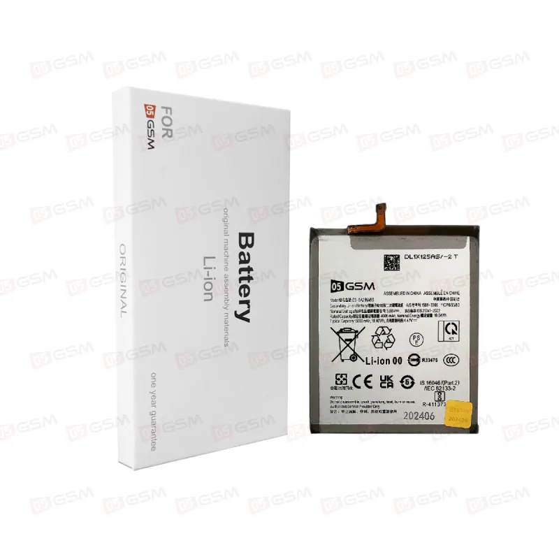 Аккумулятор Samsung A556 (A55 5G) (05GSM; 5000 мАч; гарантия 1 год) фото в интернет-магазине 05gsm.ru