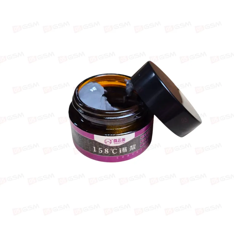 Паста для BGA IC WXY Core boundary 158°C (Жидкое олово; в банке) фото в интернет-магазине 05gsm.ru