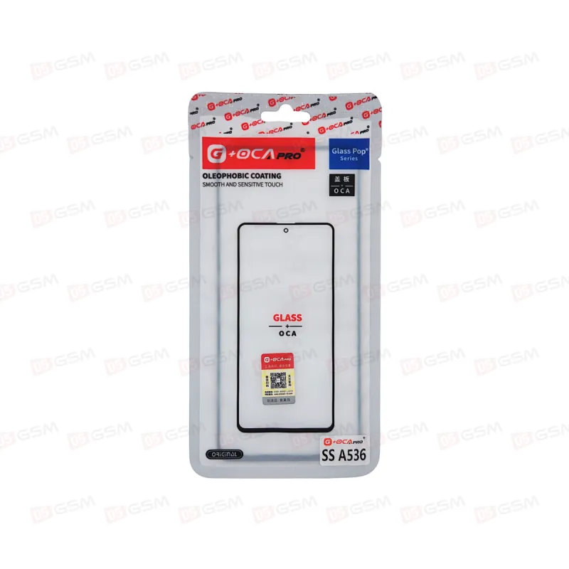 Стекло + OCA (G+OCA) Samsung A536 черный фото в интернет-магазине 05gsm.ru