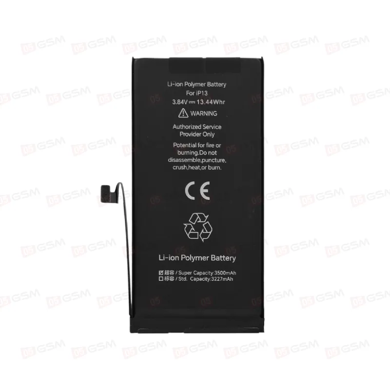 Аккумулятор со статусом подлинной детали iPhone 13 (JCID; Genuine; High capacity; 3500 мАч) фото в интернет-магазине 05gsm.ru