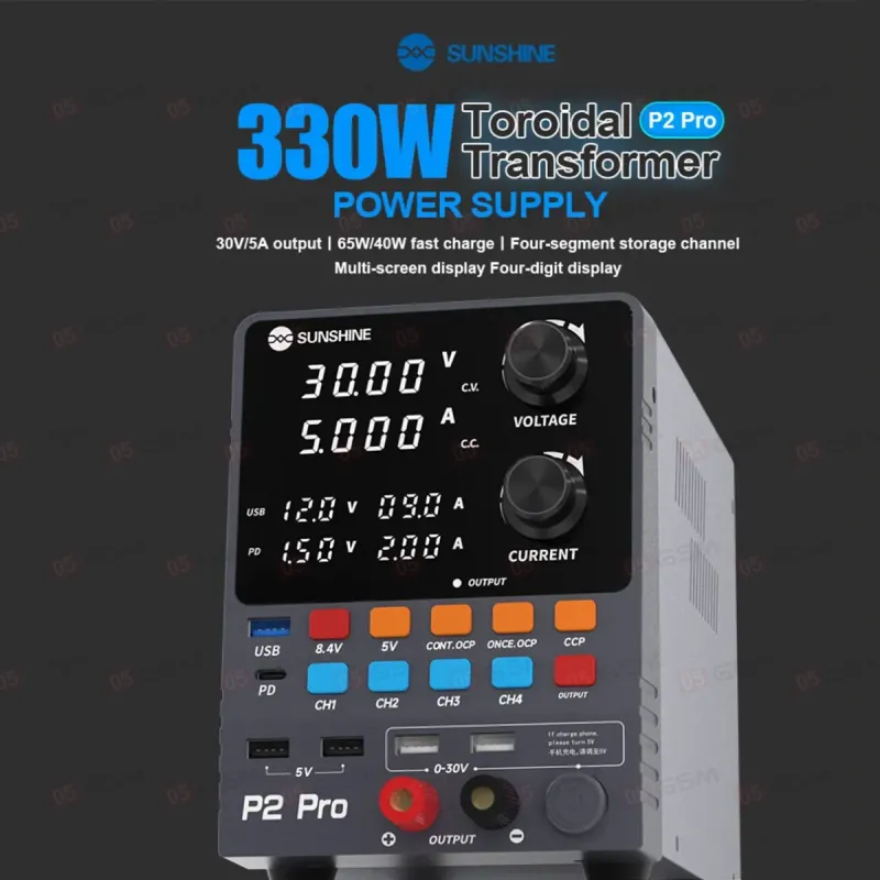 Блок питания Sunshine P2 Pro (Линейный; 30 В; 5 А) фото в интернет-магазине 05gsm.ru