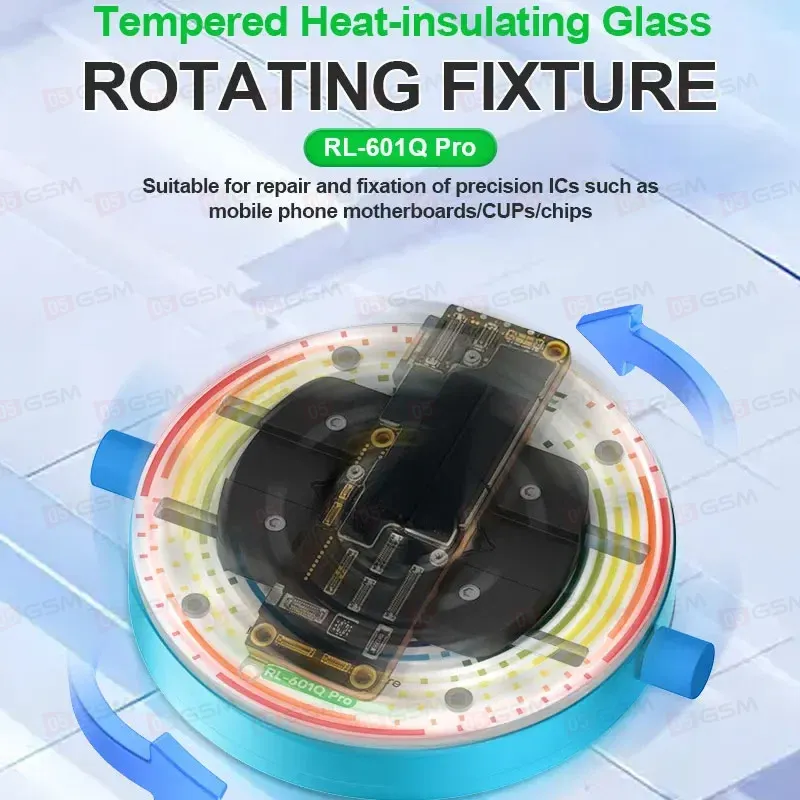 Держатель платы Relife RL-601Q Pro (Поворотный; закаленное стекло) фото в интернет-магазине 05gsm.ru