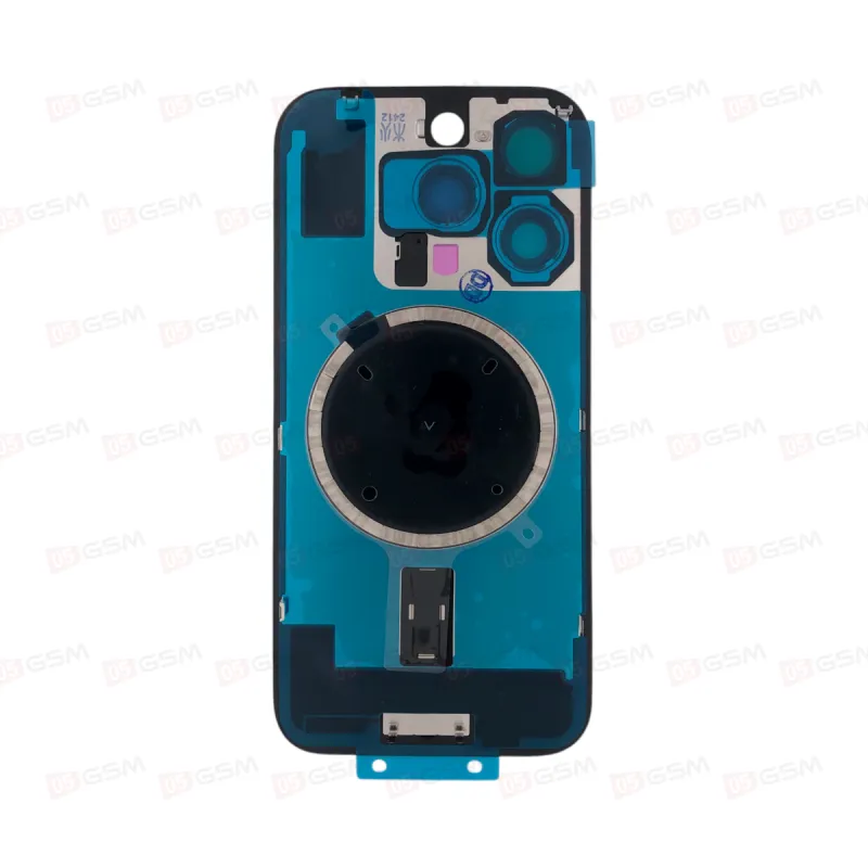 Крышка iPhone 16 Pro со стеклами и магнитами (Desert titanium/Золотой; оригинал; монолит) фото в интернет-магазине 05gsm.ru