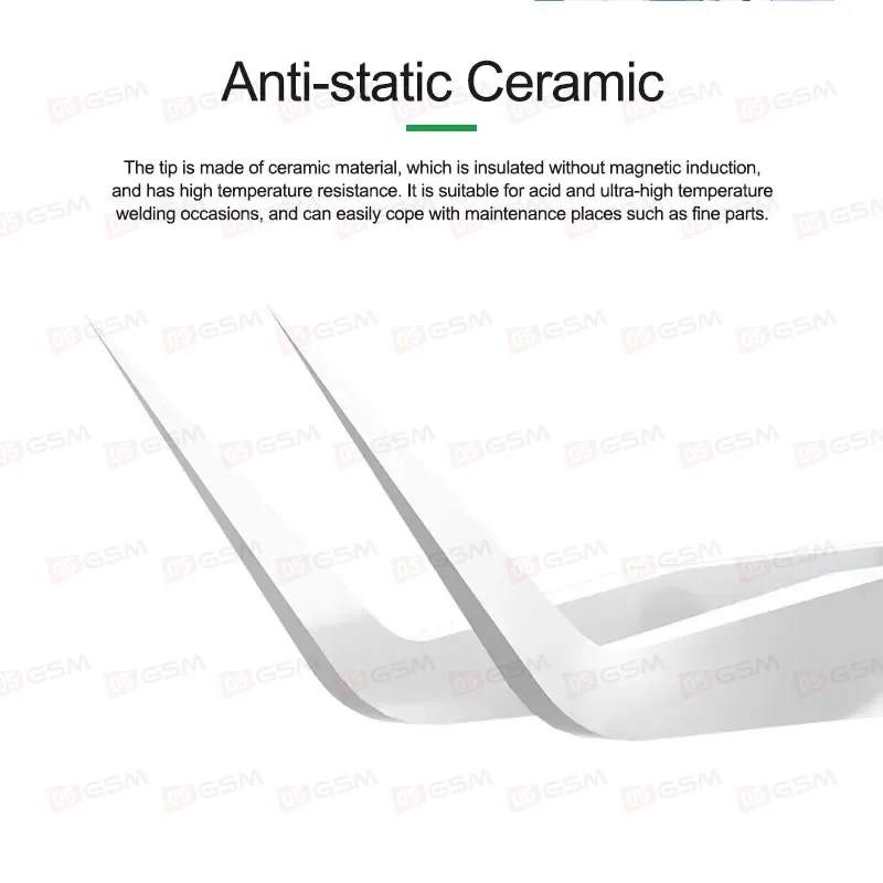 Пинцет изогнутый Relife RT-15E (Керамический) фото в интернет-магазине 05gsm.ru