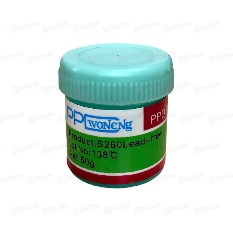 Паста для BGA IC PPD PRO 50g 138°C (жидкое олово) фото в интернет-магазине 05gsm.ru