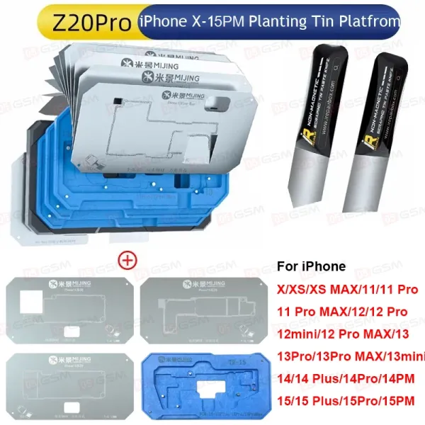 Middle Frame Mijing Z20 Pro (iPhone X - 16 Pro Max) Монтажный стол для материнских плат фото в интернет-магазине 05gsm.ru