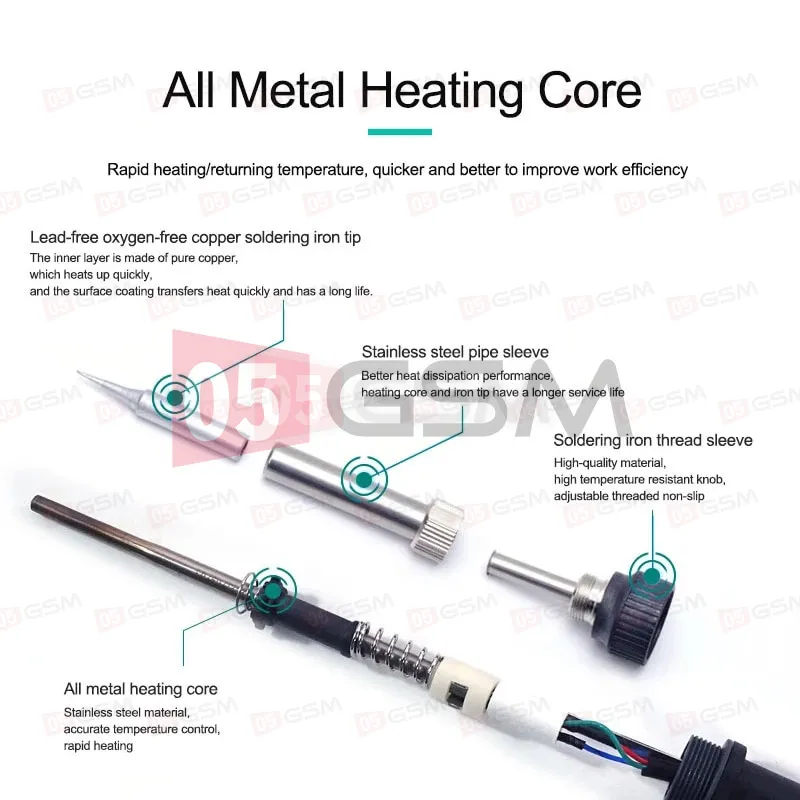 Паяльная станция с термофеном Quick 8786D+ фото в интернет-магазине 05gsm.ru