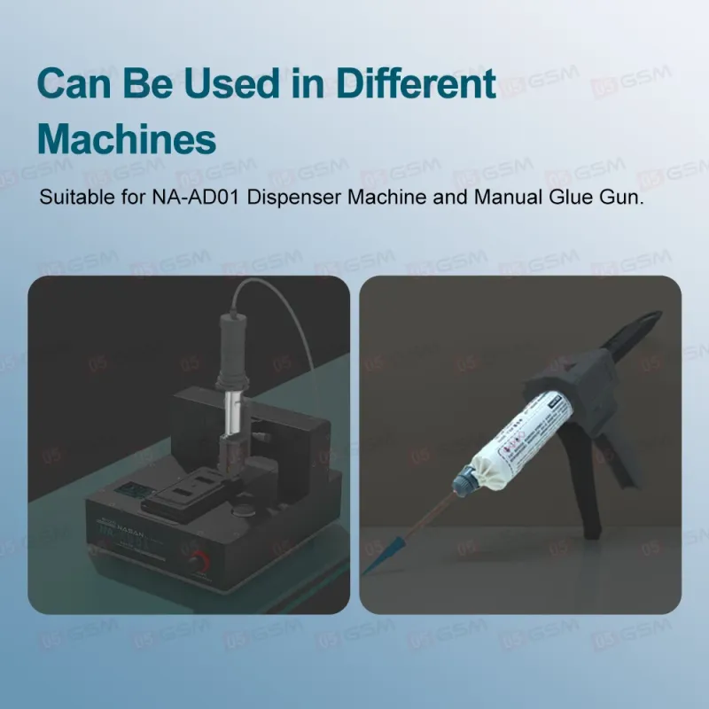 Клей двухкомпонентный Nasan AB 10:1 (50 мл) фото в интернет-магазине 05gsm.ru