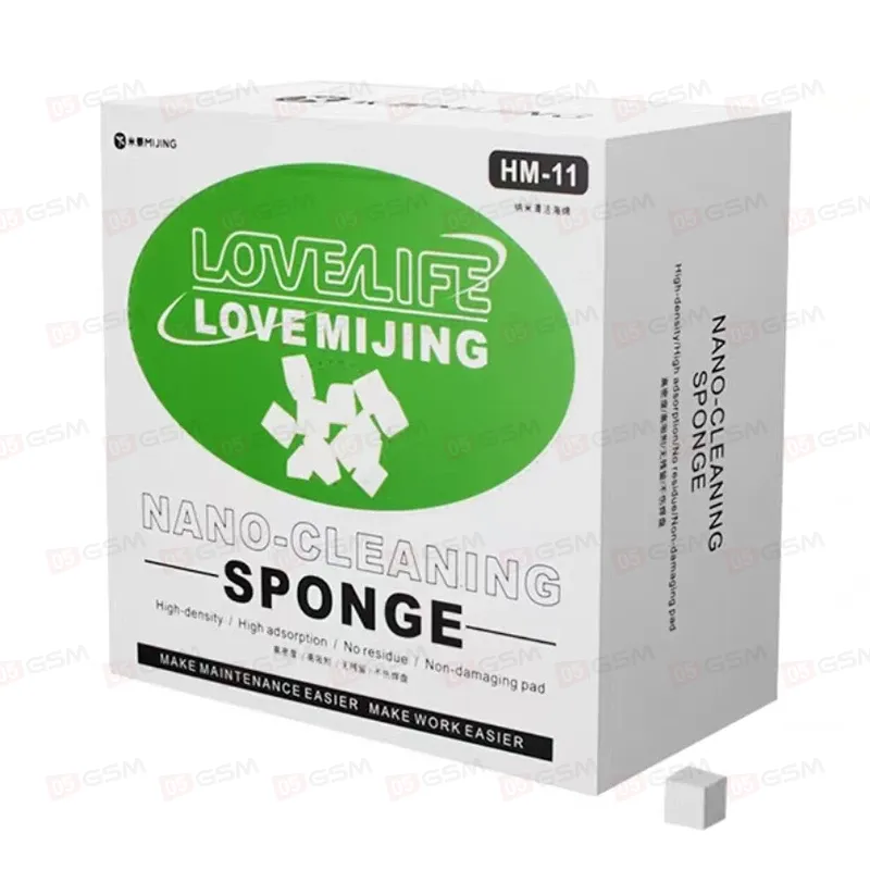 Спонжики для чистки платы Mijing HM-11 (Мини-губки; квадратные; упаковка) фото в интернет-магазине 05gsm.ru
