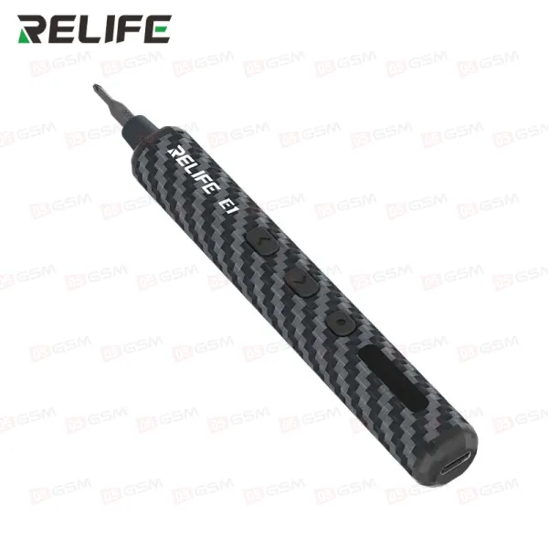 Электрическая отвертка Relife E1 (Карбон) фото в интернет-магазине 05gsm.ru