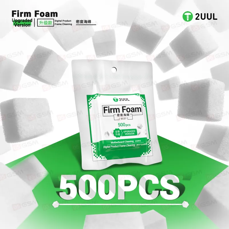 Спонжики для чистки платы 2UUL SC27 Firm Foam (Мини-губки; квадратные; упаковка; 500 штук) фото в интернет-магазине 05gsm.ru