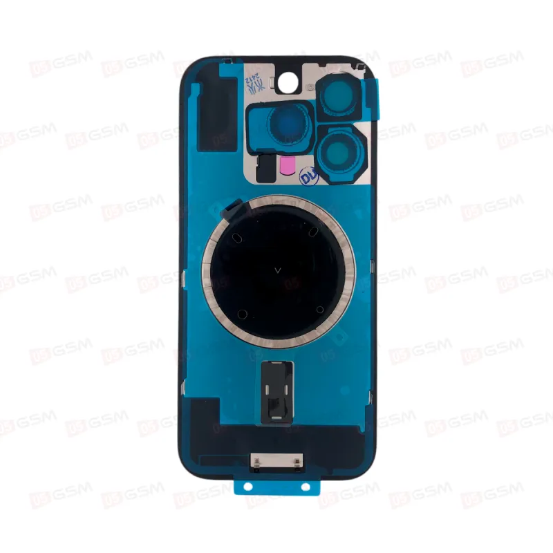 Крышка iPhone 16 Pro со стеклами и магнитами (White titanium/Белый; оригинал; монолит) фото в интернет-магазине 05gsm.ru