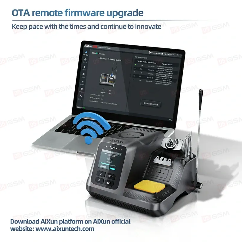 Паяльная станция Aixun T320 (Ручка 210 и 3 жала) фото в интернет-магазине 05gsm.ru