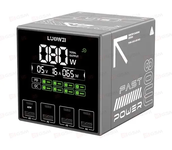 Многопортовое зарядное устройство Luowei LW-U1S (8 портов; 80 Вт; быстрая зарядка) фото в интернет-магазине 05gsm.ru