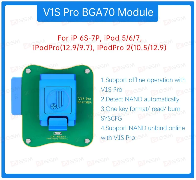 Модуль JCID BGA70 для V1S PRO (iPhone 6S-7 Plus) фото в интернет-магазине 05gsm.ru