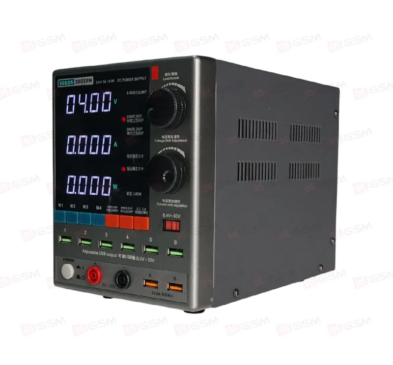 Блок питания Sugon 3005PM (Линейный; программируемый; 30 В; 5 А) фото в интернет-магазине 05gsm.ru