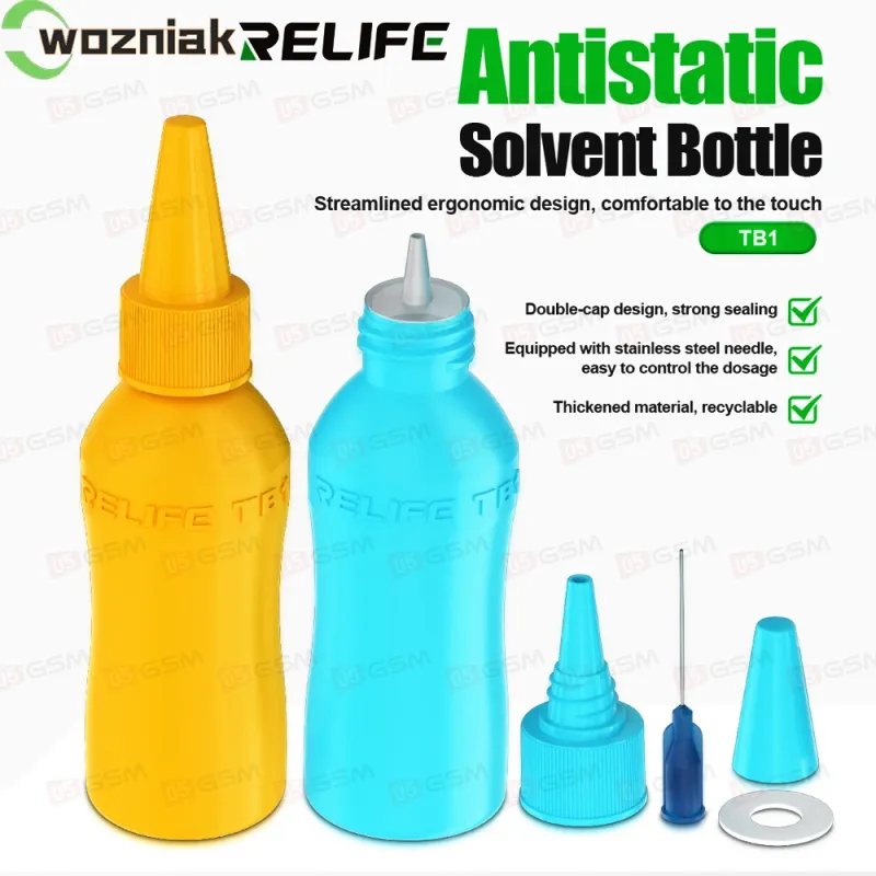 Бутыль с иглой Relife TB1 (Голубая; пластиковая) фото в интернет-магазине 05gsm.ru