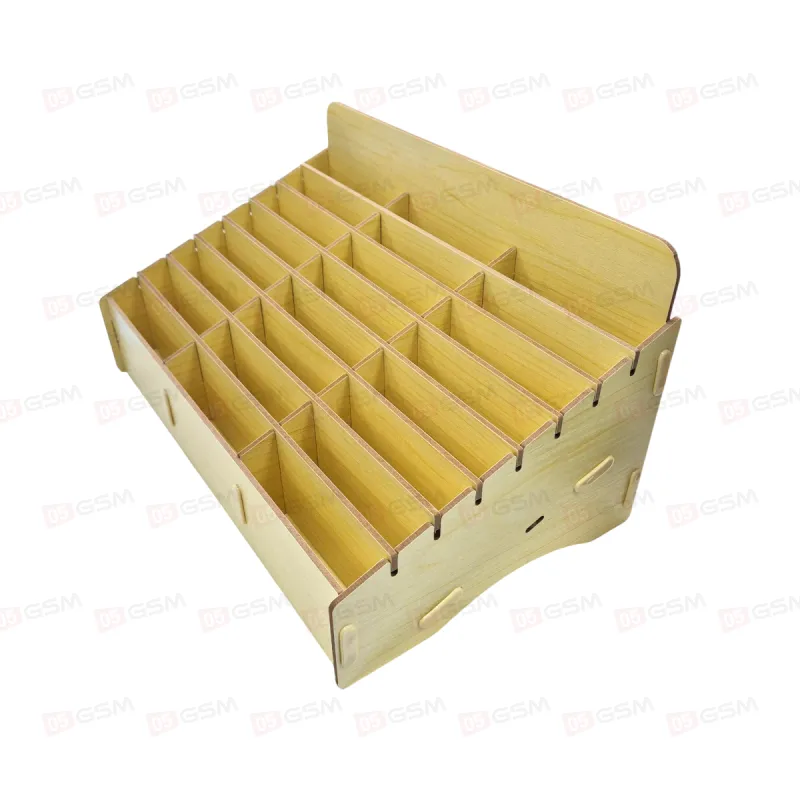 Органайзер для телефонов (24 ячейки; деревянный) фото в интернет-магазине 05gsm.ru