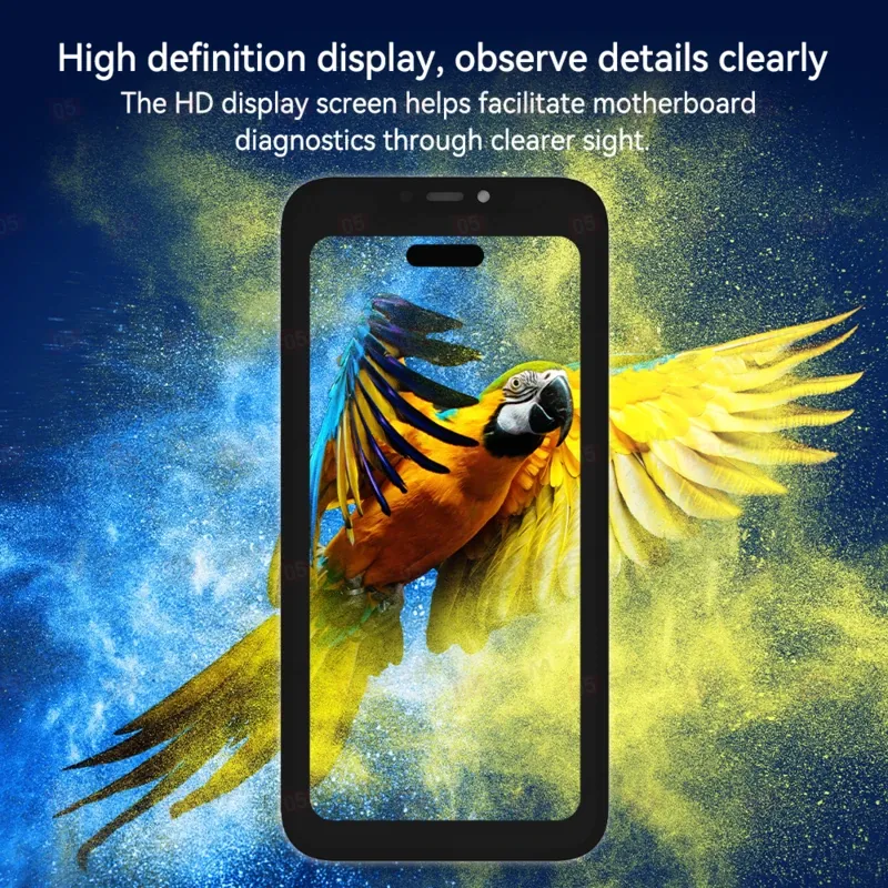 Тестовый дисплей для проверки плат JCID S35C (iPhone 13/13 Mini/14/14 Plus/15/15 Plus) фото в интернет-магазине 05gsm.ru