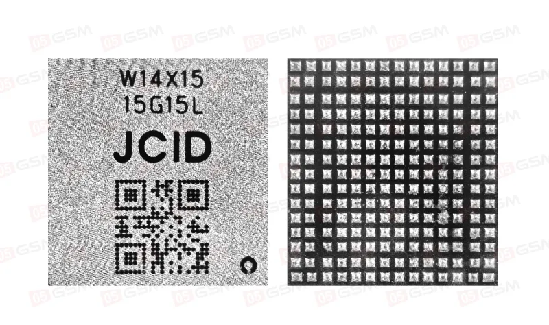 Микросхема отвязки Wi-Fi для iPhone 15/15 Plus (JCID 15 WIFI Chip; BGA 14x15) фото в интернет-магазине 05gsm.ru