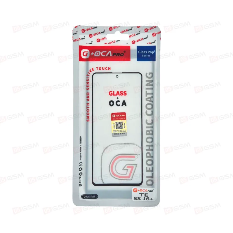 Стекло + OCA (G+OCA) Samsung J415 (J4+) / J410 (J4 Core) / J610 (J6+) (2018) черный  фото в интернет-магазине 05gsm.ru