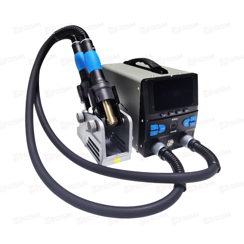 Термовоздушный фен с двумя ручками Aixun H414D (Паяльная станция) фото в интернет-магазине 05gsm.ru