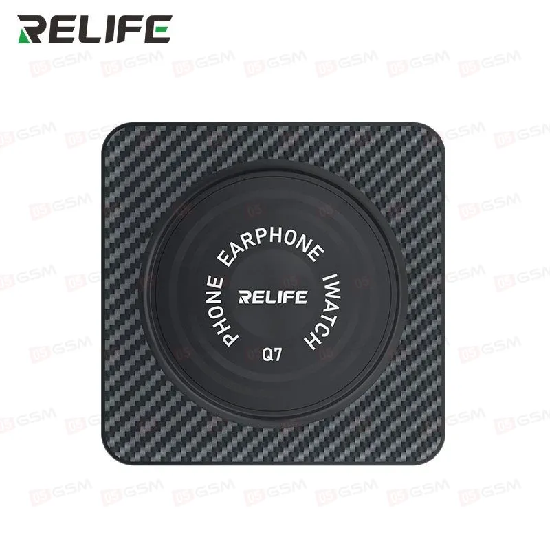 Многопортовое зарядное устройство Relife Q7 (6 портов; 80 Вт; беспроводная зарядка 15 Вт; серый) фото в интернет-магазине 05gsm.ru