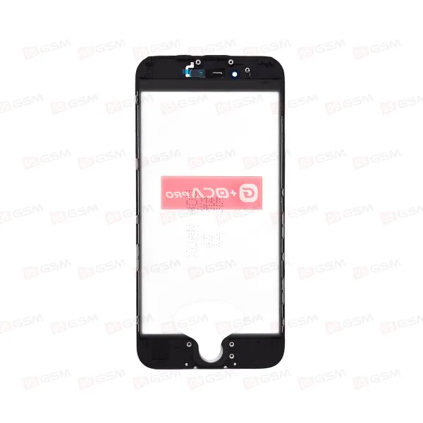 Стекло G+OCA iPhone 6S черное с РАМКОЙ+OCA пленка фото в интернет-магазине 05gsm.ru