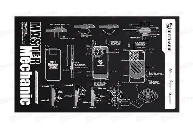 Монтажный коврик Mechanic V77 (600x350x2 мм) фото в интернет-магазине 05gsm.ru