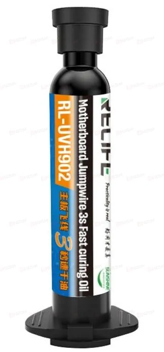 Защитный лак-маска для плат Relife RL-UVH902 (Белый; 3 сек; 10 г) фото в интернет-магазине 05gsm.ru