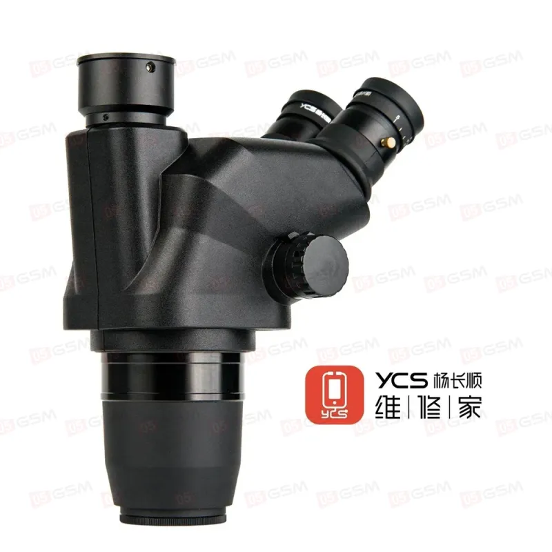 Микроскоп тринокулярный YCS 71 Ultra без стола и штатива (6.7-45X; черный) фото в интернет-магазине 05gsm.ru