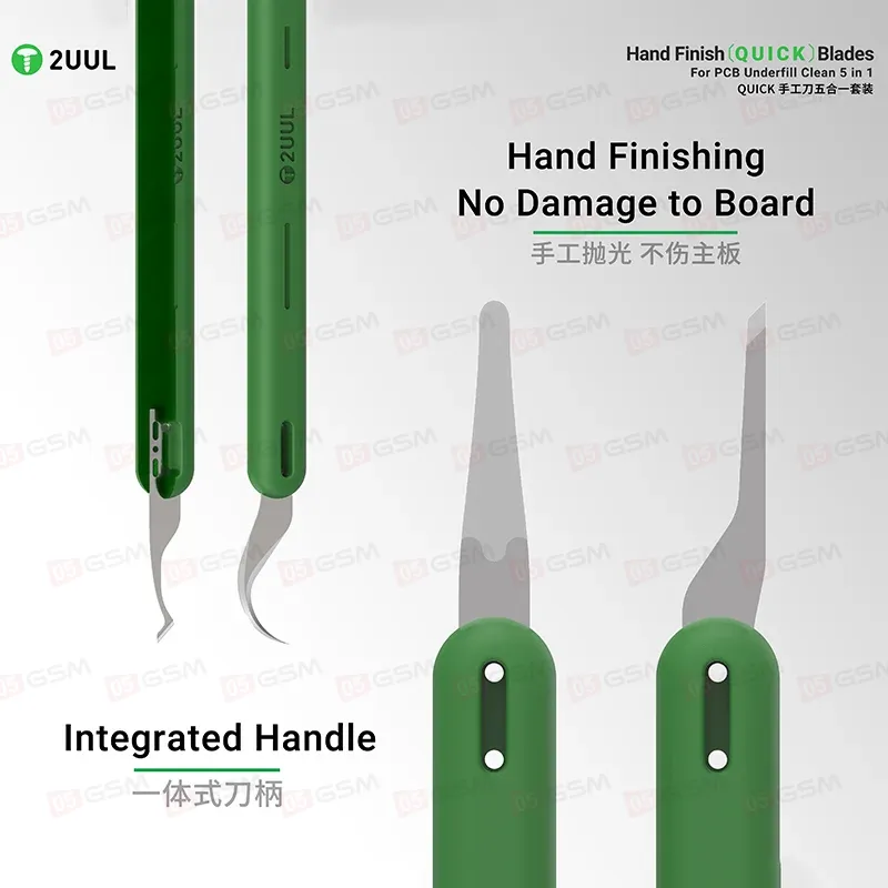 Набор лопаток 2UUL DA22 (Для очистки плат; 5 штук) фото в интернет-магазине 05gsm.ru