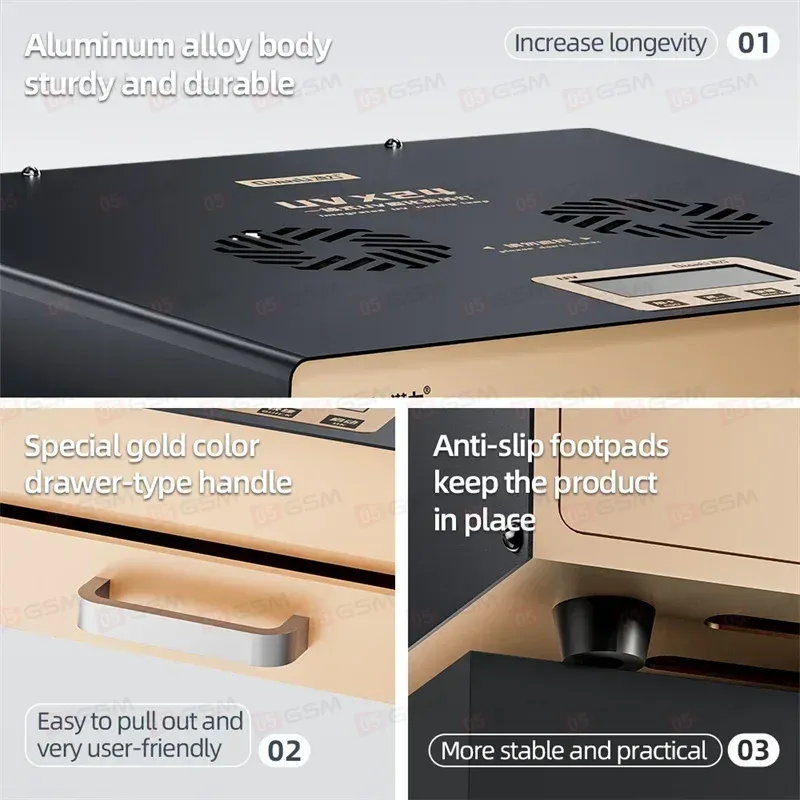 Ультрафиолетовый бокс для сушки клея и пленки Qianli UVX24 (16 дюймов) фото в интернет-магазине 05gsm.ru