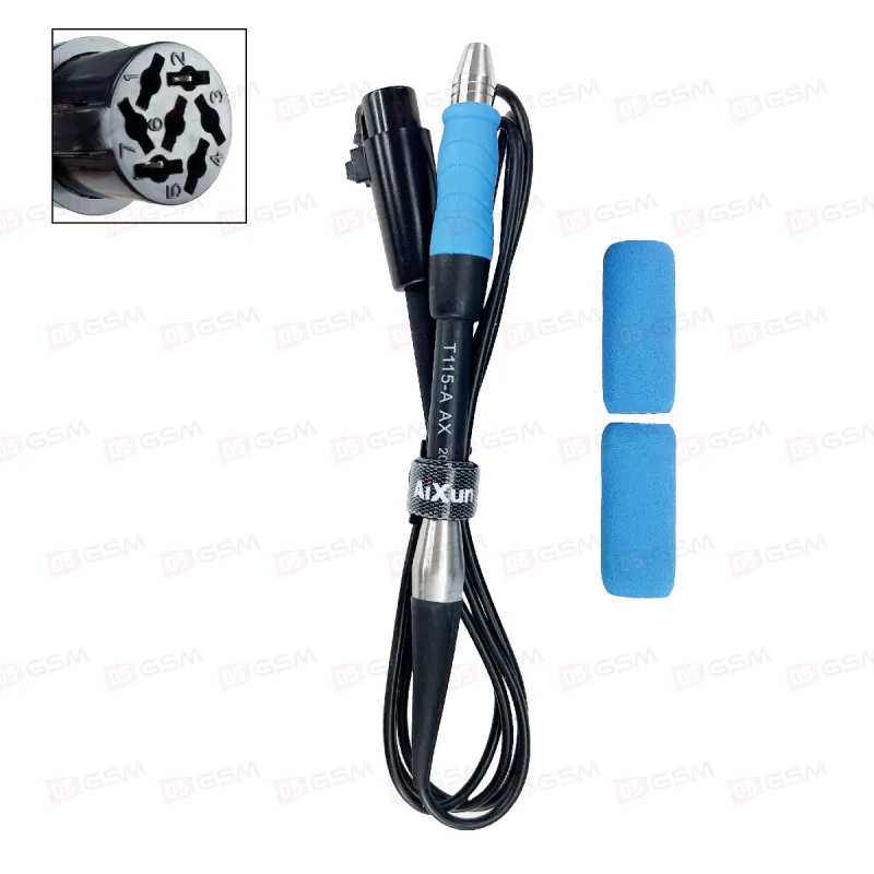 Ручка на паяльник T115 для Aixun T380 (7 pin) фото в интернет-магазине 05gsm.ru