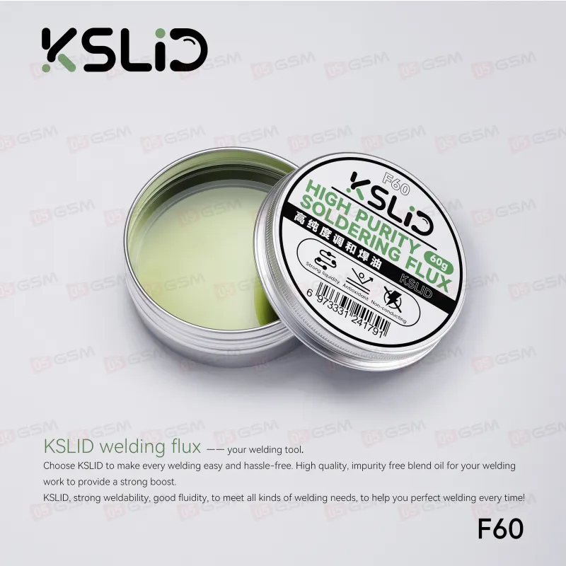 Флюс в банке KSLID F60 (Безсвинцовый; экологичный; 60 г) фото в интернет-магазине 05gsm.ru