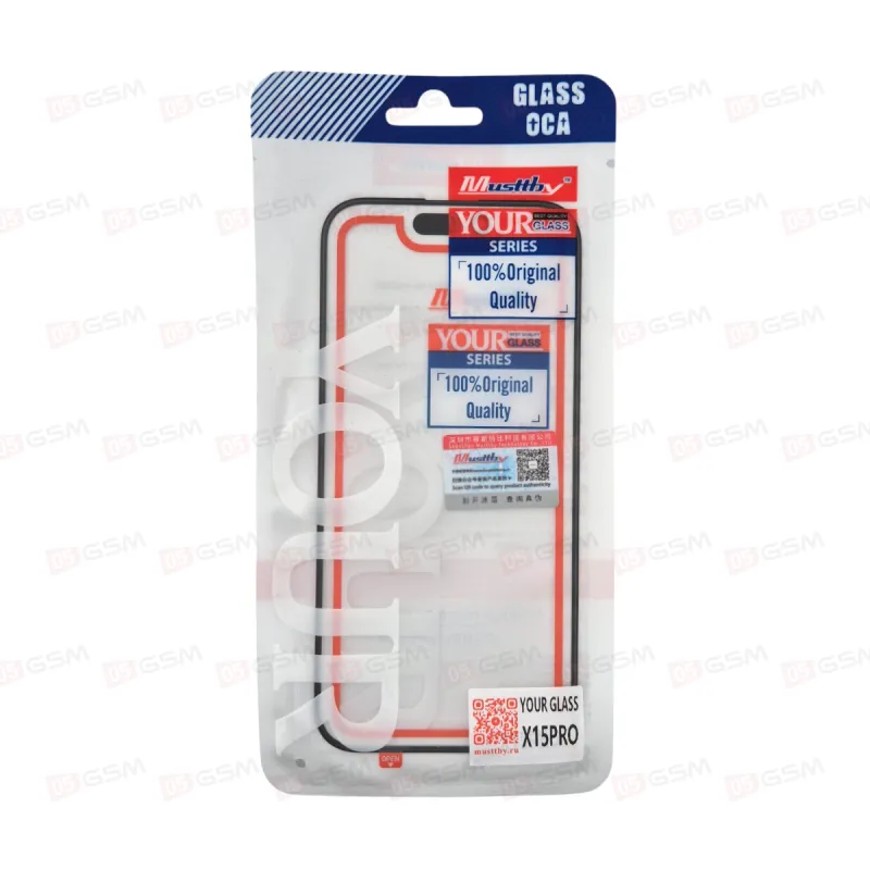 Стекло + OCA iPhone 15 PRO Original (Musttby) фото в интернет-магазине 05gsm.ru
