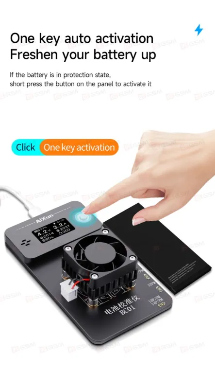 Калибратор аккумулятора Aixun BC01 фото в интернет-магазине 05gsm.ru