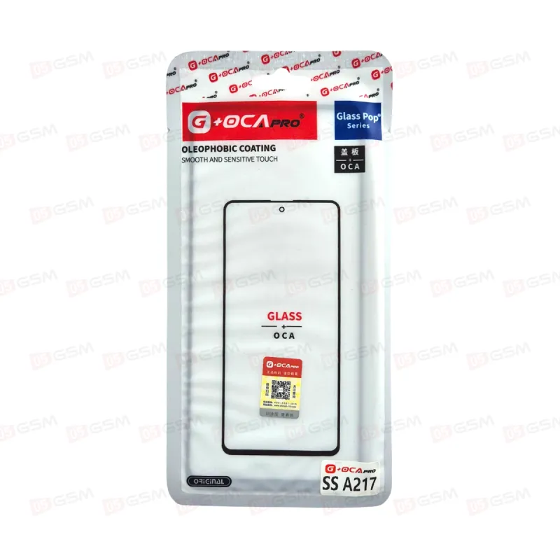 Стекло + OCA (G+OCA) Samsung A217 черный  фото в интернет-магазине 05gsm.ru